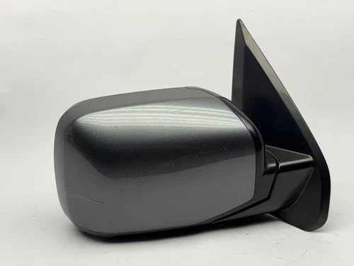 2009-15 Honda Pilot Driver Left Mirror power heated Polished Metal Gray Grey