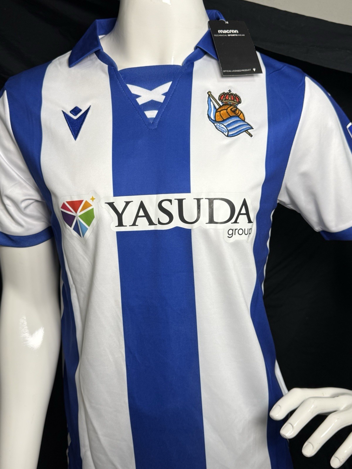 Real Sociedad 2024 Home Soccer Jersey Aramburo Sise M
