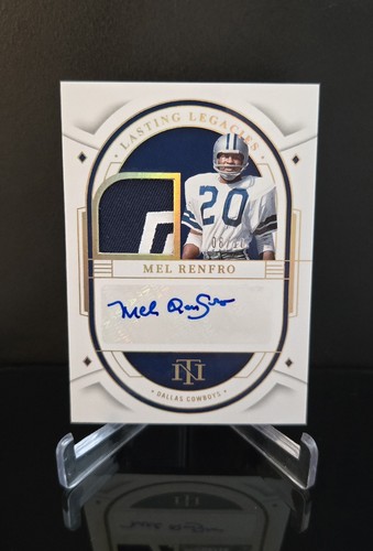 #'d/10 AUTO RELIC 🔥 MEL RENFRO 2023 Panini National Treasures Lasting Legacies