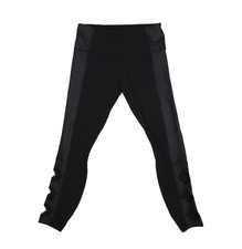 Athleta Leggings Womens Small Black HR Diamond Tight High Rise Mesh Ankle