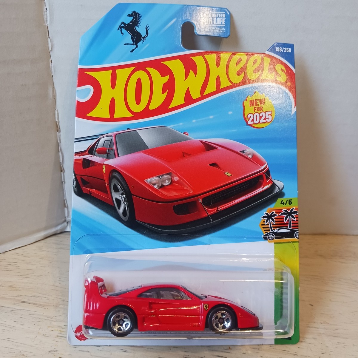 2025 Hot Wheels Ferrari F40 Competizione #198 Exotics & SF90