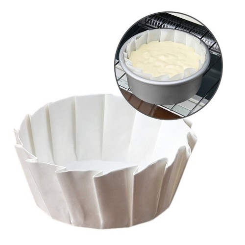 50PCS Oilproof Paper Foldless Cupcakes Paper Foldable Cake Paper for ...