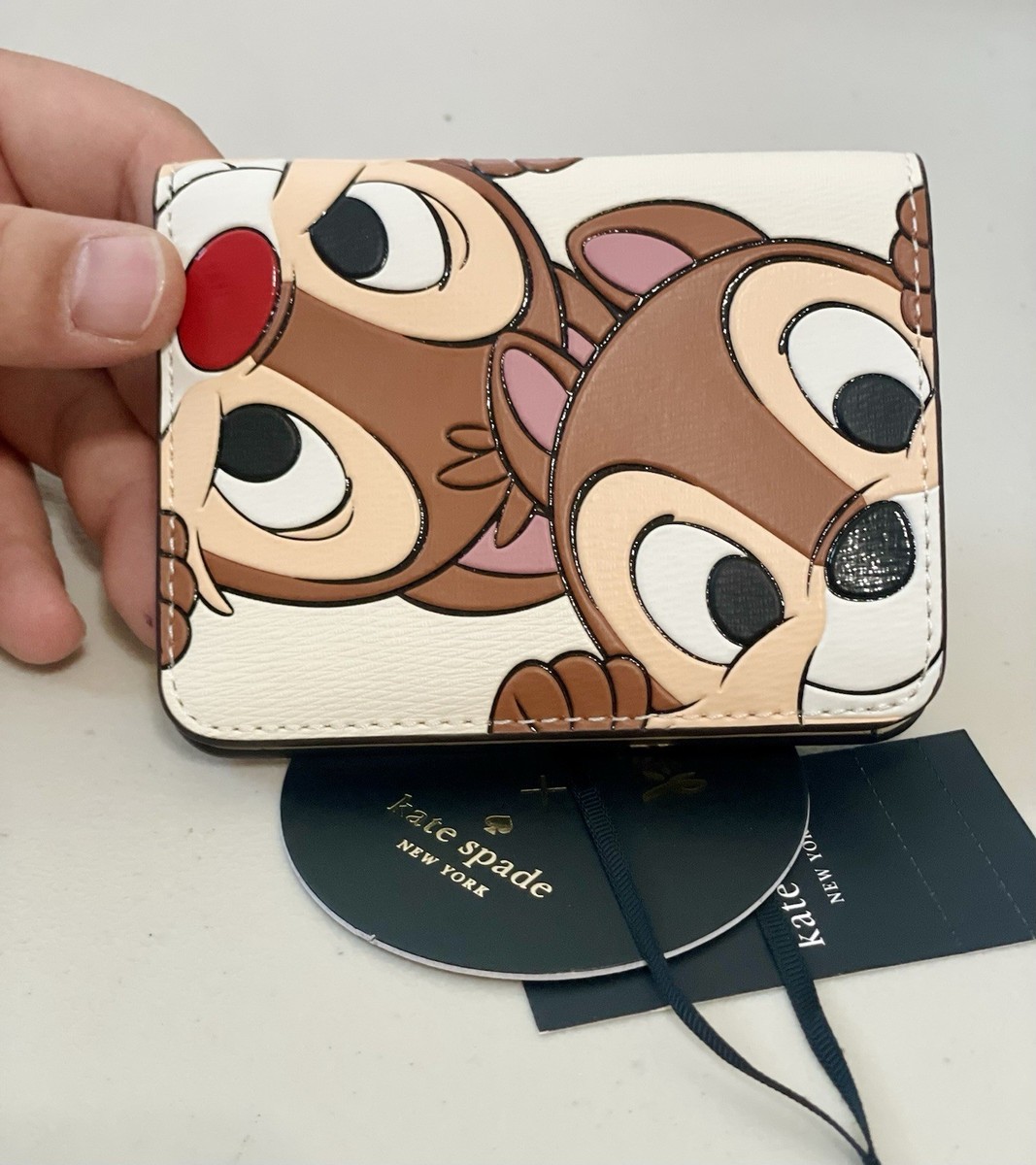 デール Pocket Plans Series Disny ポケットプラント NWT Kate Spade X Disney Chip & Dale Small Wallet Limited Edition