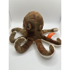 Wild Republic Brown Octopus Plush Toy Stuffed Animal Ocean Marine Life