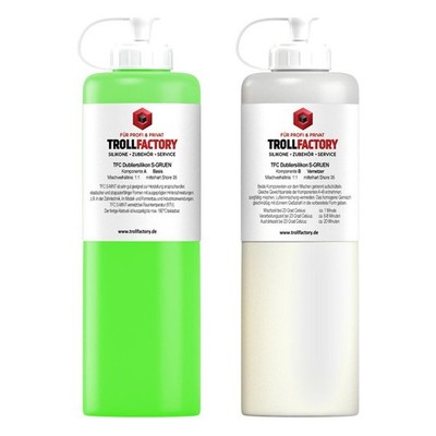 TFC Dubliersilikon S-GRUEN mittelhart Shore 35 1:1 NV 2kg Silikon Kautschuk