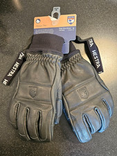 New Hestra Ergo Grip Vernum 5-Finger Alpine Pro Unisex Ski Gloves - Black - 9