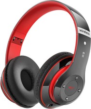 Wireless Bluetooth Headphones Over Ear 40H Playtime 6 EQ Modes Foldable Mic B...