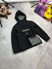 Napapijri Rainforest Kids Anorak Jacket Black Size 10 / 140