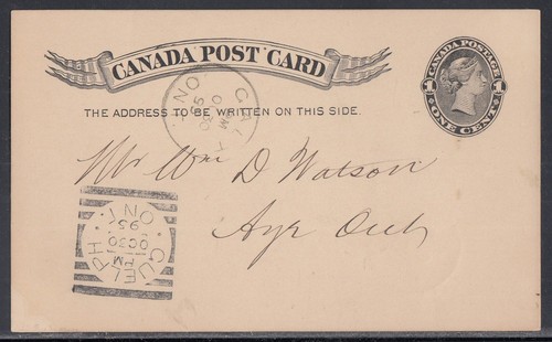 Canada - Oct 30, 1895 Guelph, ON Square Circle Cancel