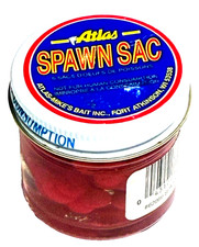 Atlas Mike's Spawn Sac Red 6 Count Bait Jar #62066