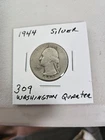 1944  Washington Quarter VG+/F Condition 90% Silver-Better Date # 309