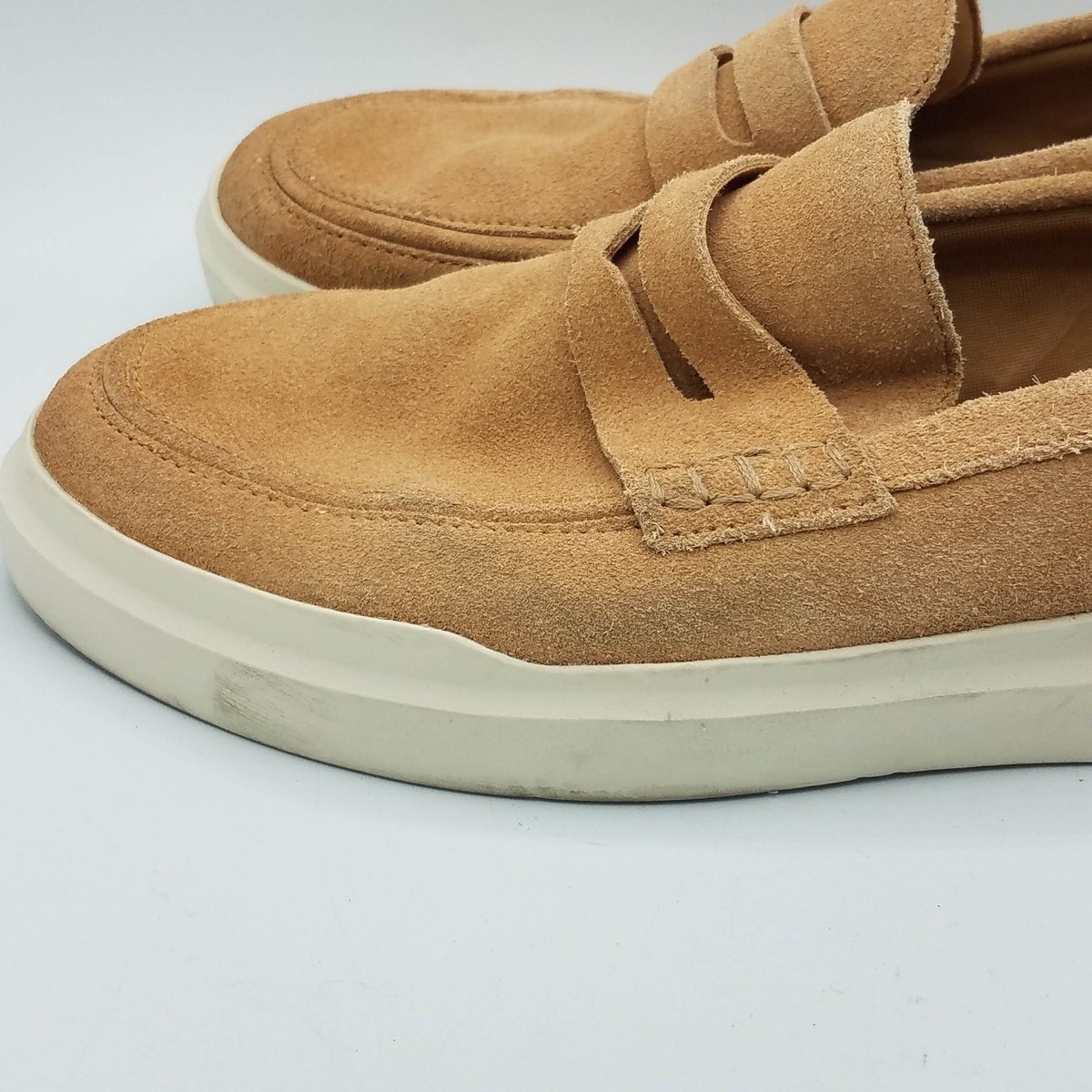 Cole Haan GrandPrø Rally Slip-on Penny Loafers Tan Mens 11.5  display picture 1