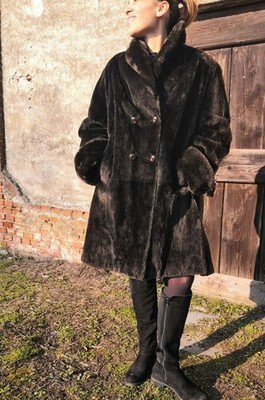 Biberfell Vintage Style Gr. XXL Italienisch -Vintage Style Beaver Fur