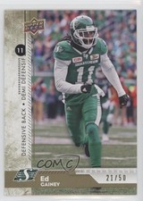 2018 Upper Deck CFL Gold 21/50 Ed Gainey #116 i9i