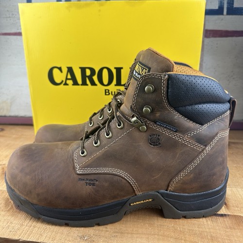 CAROLINA Mens 6” Waterproof Composite Broad Toe Work Boot CA5520 SIZE 12 D - Picture 3 of 12