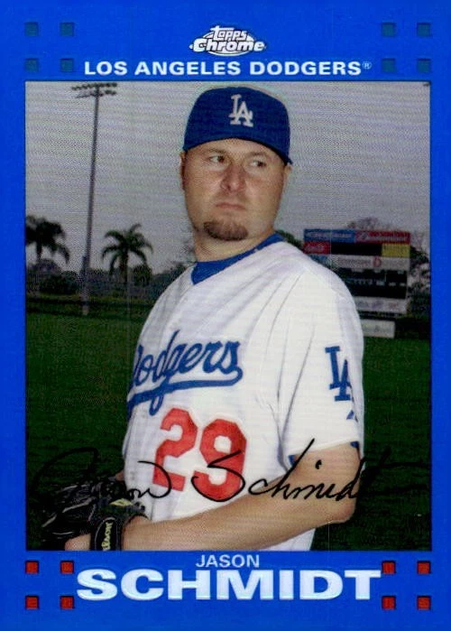 Jason Schmidt Los Angeles Dodgers Baseball Sports Trading Cards