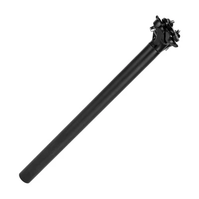 Tige de selle universelle réglable 30.9x400mm alliage aluminium noir - Photo 1/4
