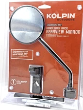 Kolpin Outdoors Universal ATV Handlebar Rack Rearview Mirror # 97200