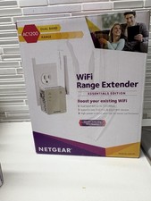 NETGEAR AC1200 WiFi Range Extender White Model EX6110-100NAS NEW Unopened Box