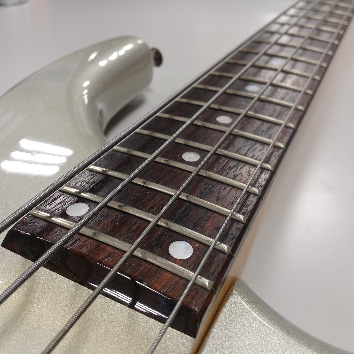 Greco PXB-400 Silver Electric Bass Guitar Used Product Shipping