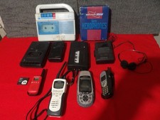 vintage lot of cassette players , headphones , CB radios vintage parts / repair