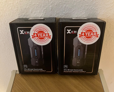 Xvive P1 Phantomspeisung Kondensatormikrofon (2x) 12/48V Ausfladbar +Zubehör NEU