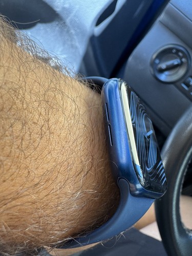 Apple Watch Series 6 44mm Cassa in alluminio color Blu con Cinturino L/M - Zdjęcie 5 z 17