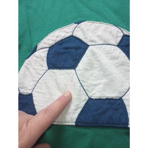 Mini Boden Soccer Football Graphic Hooded Sweatshirt Hoodie Youth 5-6 - Picture 2 of 5