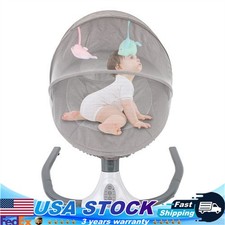 Electric Baby Swing Cradle Infant Bouncer Rocker Chair Bluetooth Music Bassinet