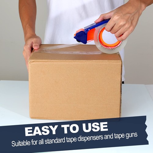 Packband, 18 Rollen strapazierfähiges transparentes Verpackungsband für Versandverpackungen... - Bild 3 von 7