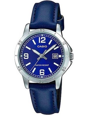 Casio LTP-V004L-2B (zd568g) Damenuhr + Box