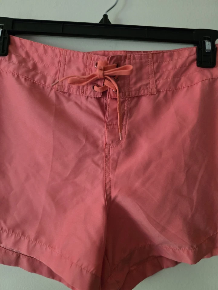 Women’s Island Escape Front Tie Board Shorts Size 10 NWT Peach Colored - Image 2 of 4