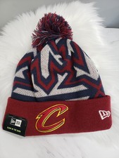 NEW CLEVELAND CAVALIERS NEW ERA LOGO CAP HAT KNIT BEANIE MENS NBA GLOW IN DARK