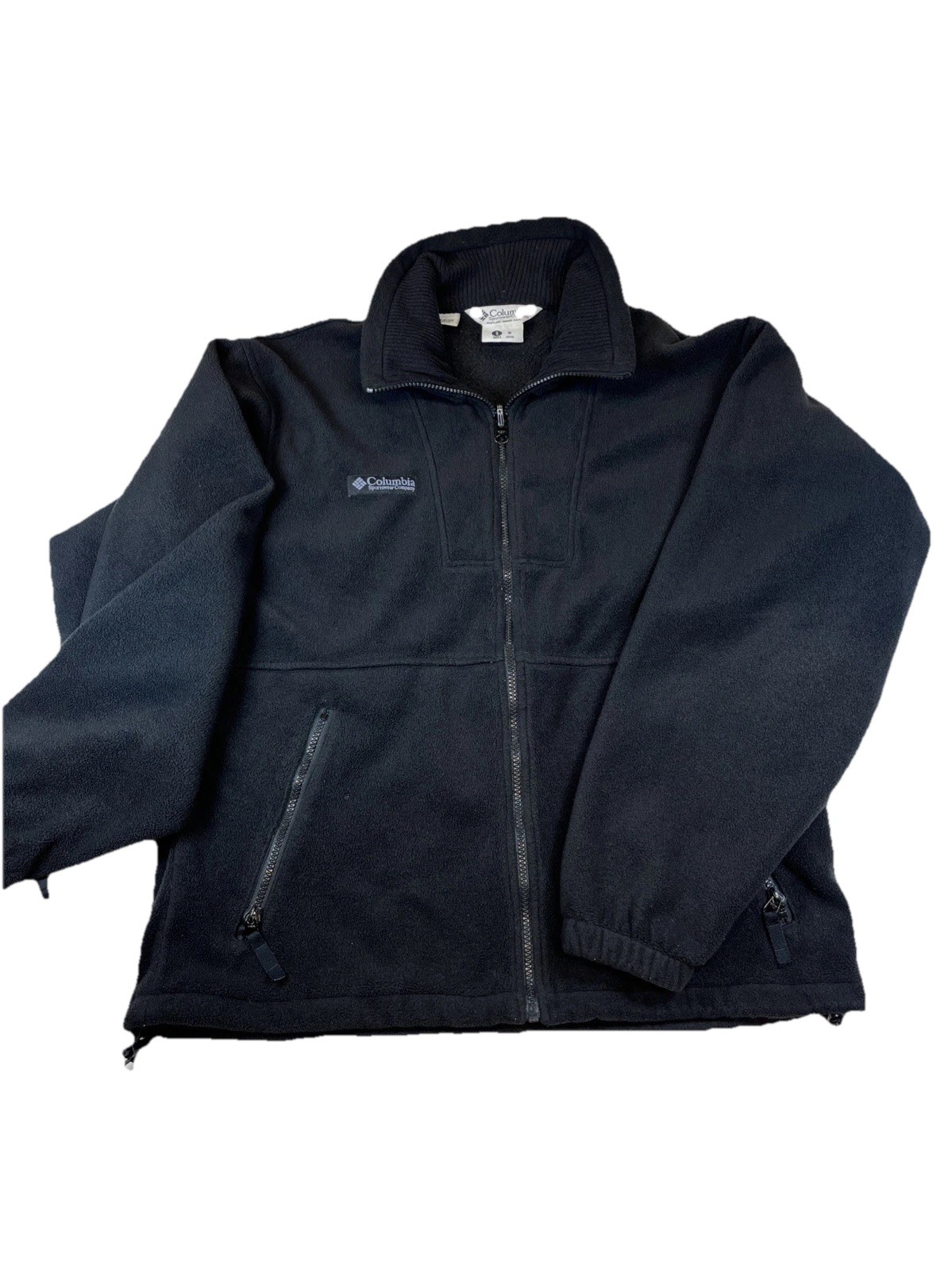 Columbia Sportswear Co. Black Small Long Sleeve Full Zip 2 Pockets & Drawstring