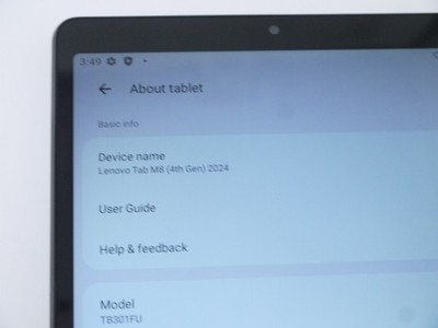 Lenovo Tab M8 TB301FU 4th Gen 8
