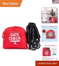 Gate Check Travel Bag for Compact-Fold Strollers, Red