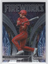 #F-LT 2021 Prizm Draft Picks Fireworks [ Luca Tresh NC State Wolfpack