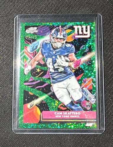 2025 Topps Cosmic Chrome Cam Skattebo Base (RAW)
