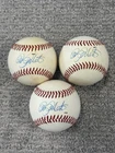 Lot of 3 Doug Drabek Signed Autographed Baseballs Baseball Pirates Cy Young
