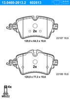 ATE BremsbeläGe Vorne (13.0460-2613.2) FüR BMW 2 Mini Clubman Countryman X2 |