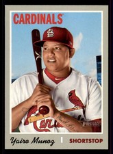2019 Topps Heritage #312 Yairo Munoz St. Louis Cardinals
