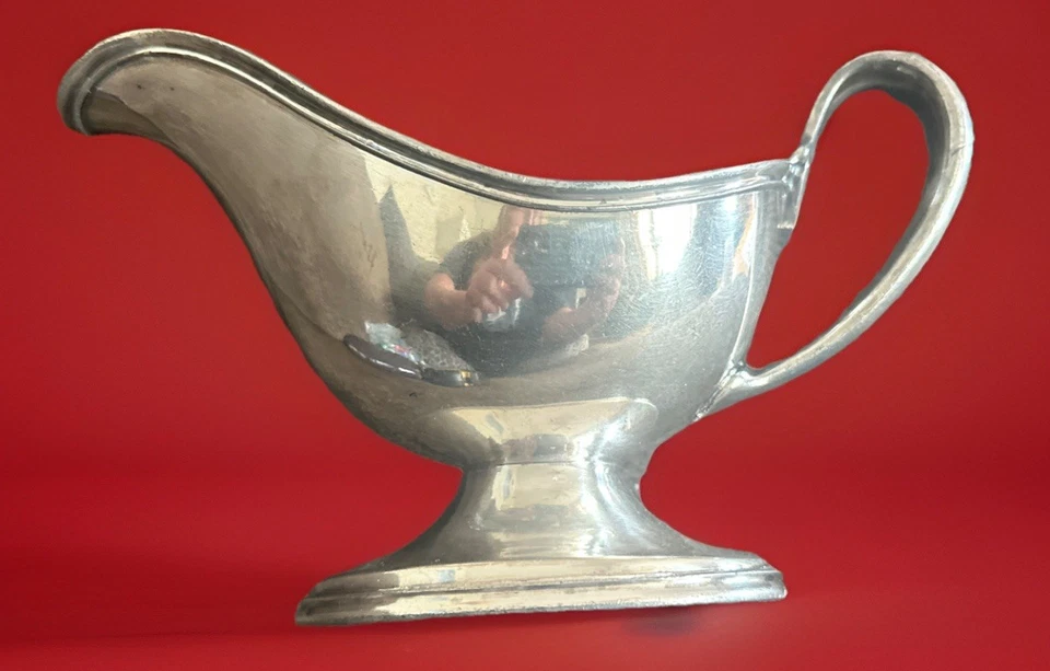 Reproducción de servidor Sheffield Gravy plateado Foto 3 de 4