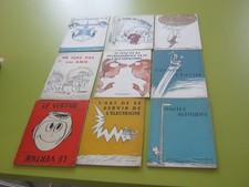 MILITAIRE MILITARY LOT OF 9 NAVAER US NAVY IN FRENCH EN FRANCAIS FIFTIES 1950 TB