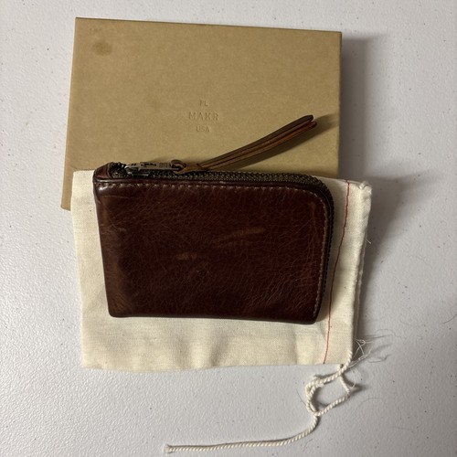 MAKR leather zipper  Wallet