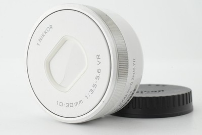 [No extra costs!] Nikon 1 Nikkor Camera Lens 10-30mm f3.5-5.6 VR White Near Mint
