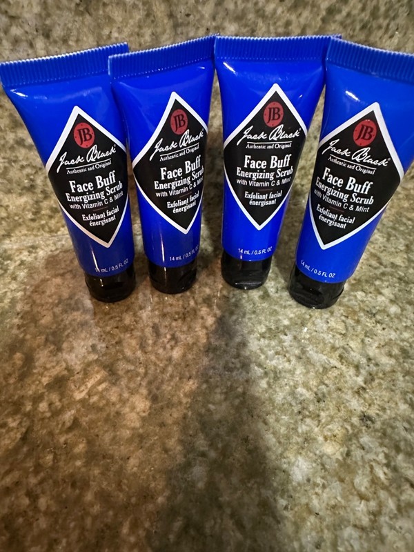 Jack Black Face Buff Energizing Scrub Exfoliant • 0.5 Fl Oz