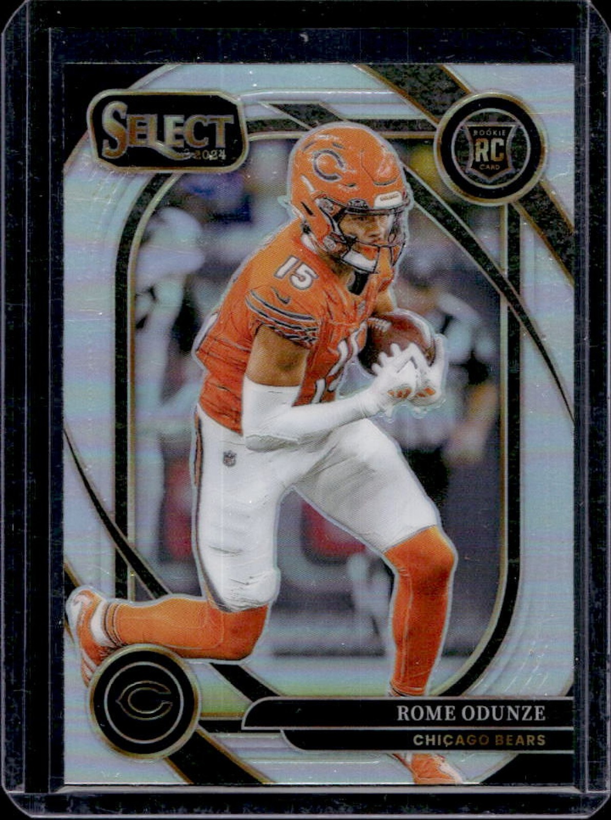 2024 Panini Select Rome Odunze Club RC Silver Prizm Rookie #236 Bears