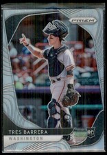 2020 Panini Prizm Silver Tres Barrera RC Washington Nationals #206