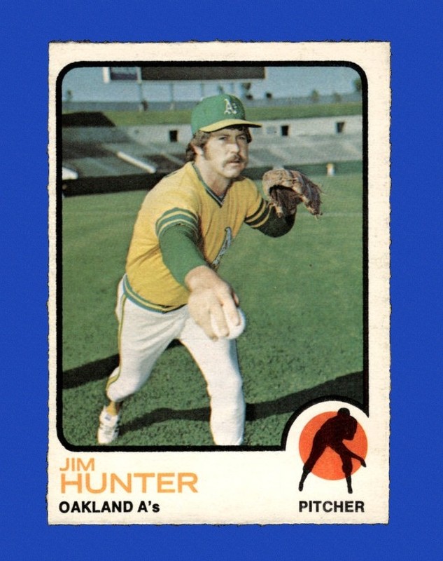 1973 O-Pee-Chee Set-Break #235 Jim Hunter EX-EXMINT *GMCARDS*