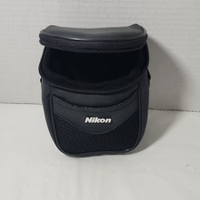 Nikon Compact Camera Case/Pouch for Lens Accessory, Padded Leather, Black